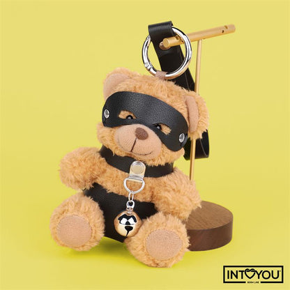 INTOYOU BDSM LINE - MIMI LLAVERO DE OSITO BDSM CON COLLAR Y CASCABEL