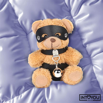 INTOYOU BDSM LINE - MIMI LLAVERO DE OSITO BDSM CON COLLAR Y CASCABEL