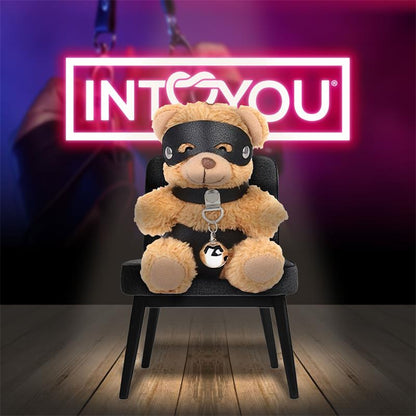 INTOYOU BDSM LINE - MIMI LLAVERO DE OSITO BDSM CON COLLAR Y CASCABEL