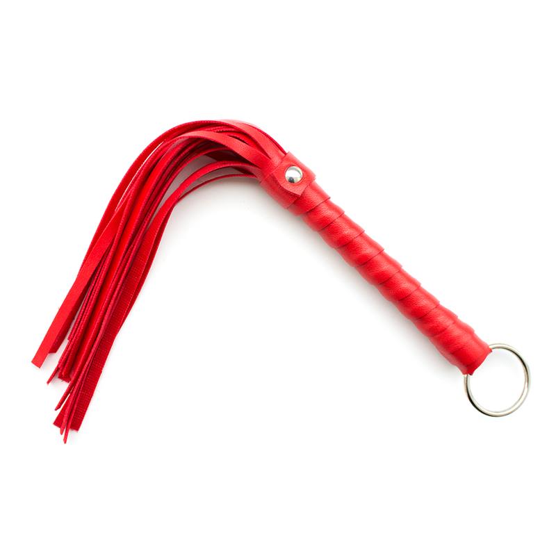 LATETOBED BDSM LINE - MINI FLOGGER 28 CM RED