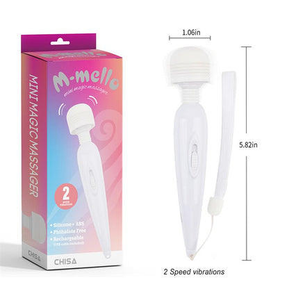 CHISA - MINI MAGIC MASAGEADOR BLANCO 14.8CM