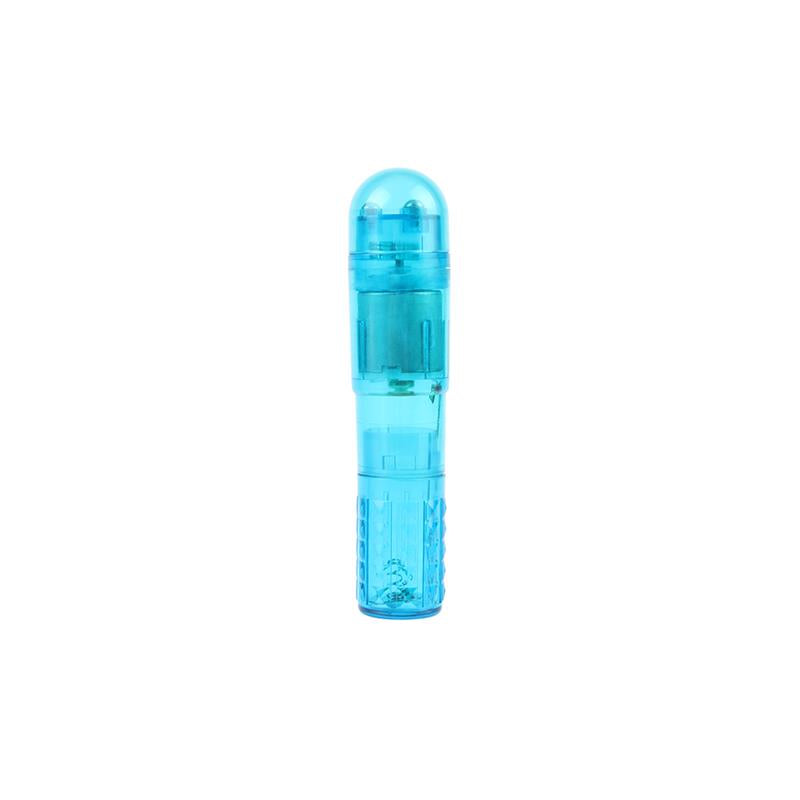 CHISA - MINI MASAJEADOR 3 CABEZALES AZUL