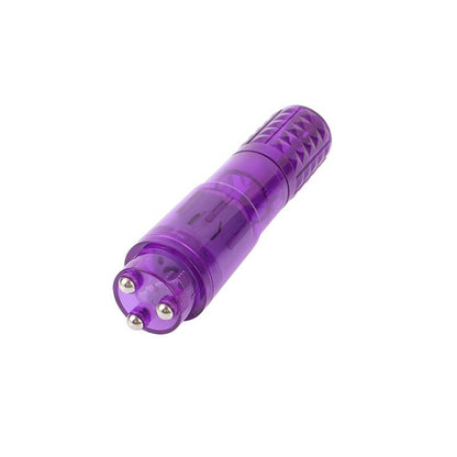 CHISA - MINI MASAJEADOR 3 CABEZALES PURPURA