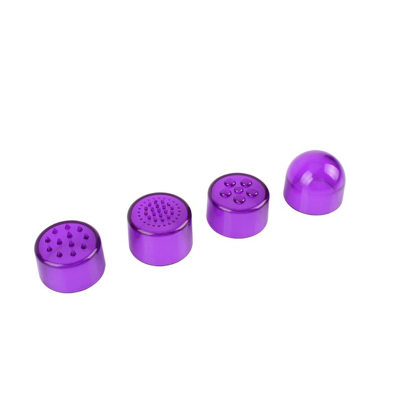 CHISA - MINI MASAJEADOR 3 CABEZALES PURPURA