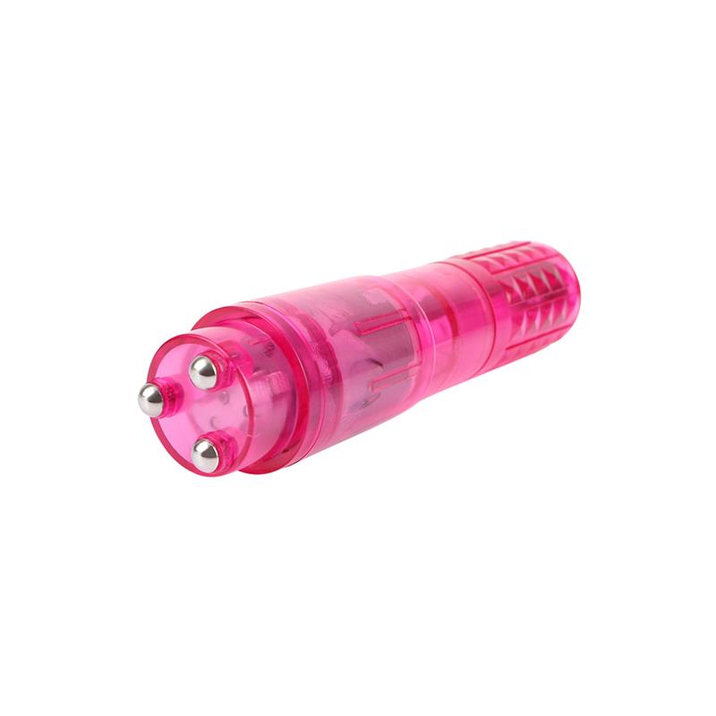CHISA - MINI MASAJEADOR 3 CABEZALES ROSA