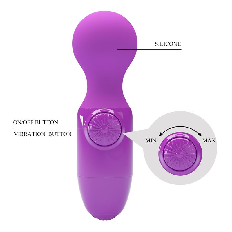 PRETTYLOVE - MINI MASAJEADOR LITTLE CUTE PURPURA