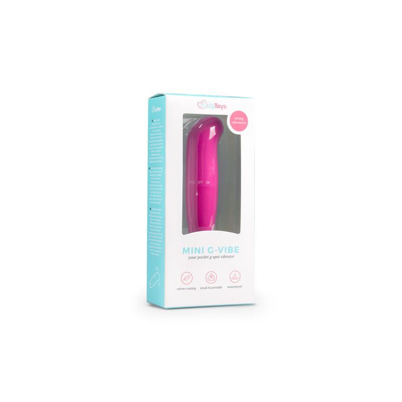 EASYTOYS - MINI VIBRADOR PUNTO-G ROSA