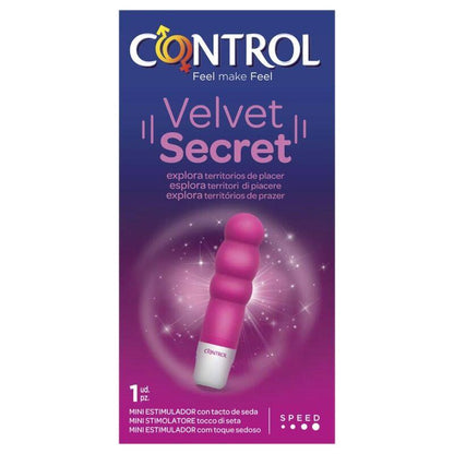 CONTROL - MINI VIBRADOR VELVET SECRET 5 FUNCIONES