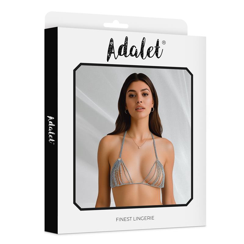 ADALET LINGERIE - MIREYA SUJETADOR PLATEADO TALLA ÚNICA