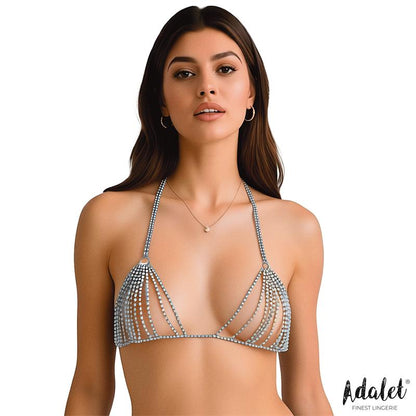 ADALET LINGERIE - MIREYA SUJETADOR PLATEADO TALLA ÚNICA