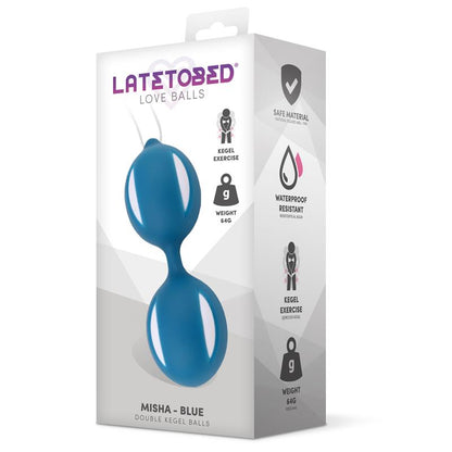 LATETOBED - MISHA BOLA KEGEL DOBLE CON PESO INTERNO