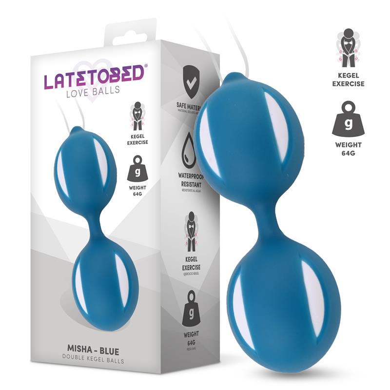 LATETOBED - MISHA BOLA KEGEL DOBLE CON PESO INTERNO