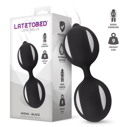 LATETOBED - MISHA BOLA KEGEL DOBLE CON PESO INTERNO