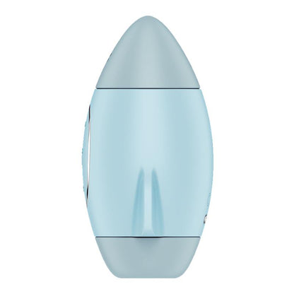 SATISFYER - MISSION CONTROL SUCCIONADOR Y VIBRADOR AZUL