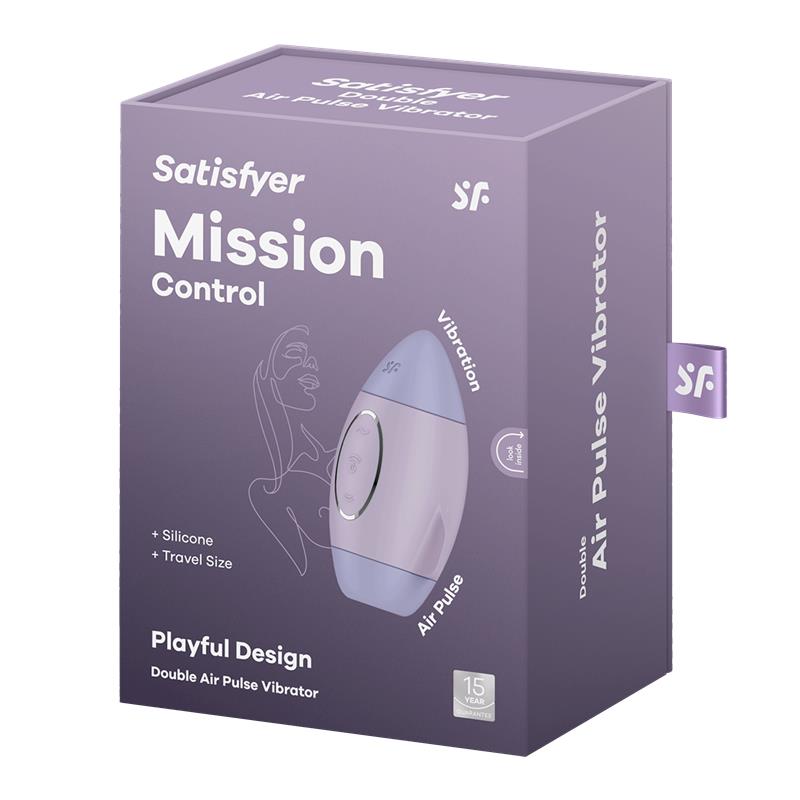 SATISFYER - MISSION CONTROL VIOLET SUCCIONADOR VIOLETA
