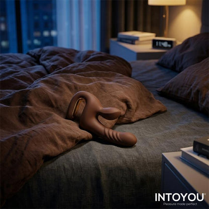 INTOYOU - MOCCA VIBRADOR CON THRUSTING Y MANGO ERGONÓMICO USB
