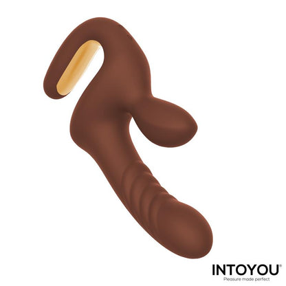 INTOYOU - MOCCA VIBRADOR CON THRUSTING Y MANGO ERGONÓMICO USB
