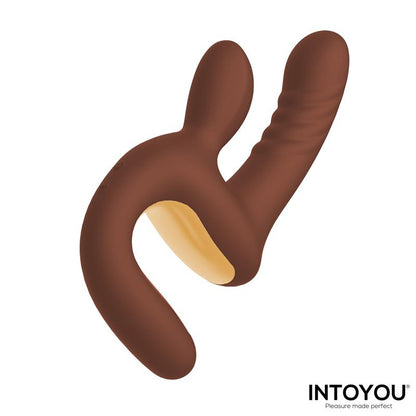 INTOYOU - MOCCA VIBRADOR CON THRUSTING Y MANGO ERGONÓMICO USB