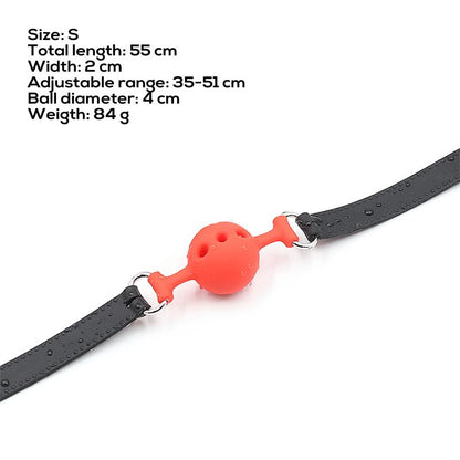 LATETOBED BDSM LINE - MODAZA BOLA SILICONA TRANSPIRABLE S - 4 CM