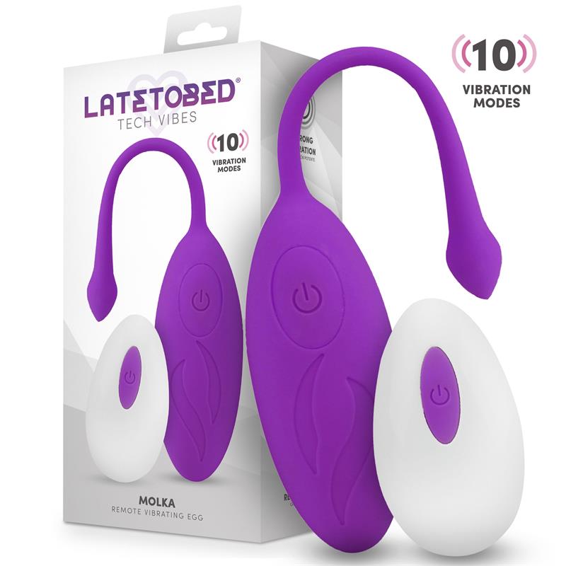 LATETOBED - MOLKA HUEVO VIBRADOR CON CONTROL REMOTO