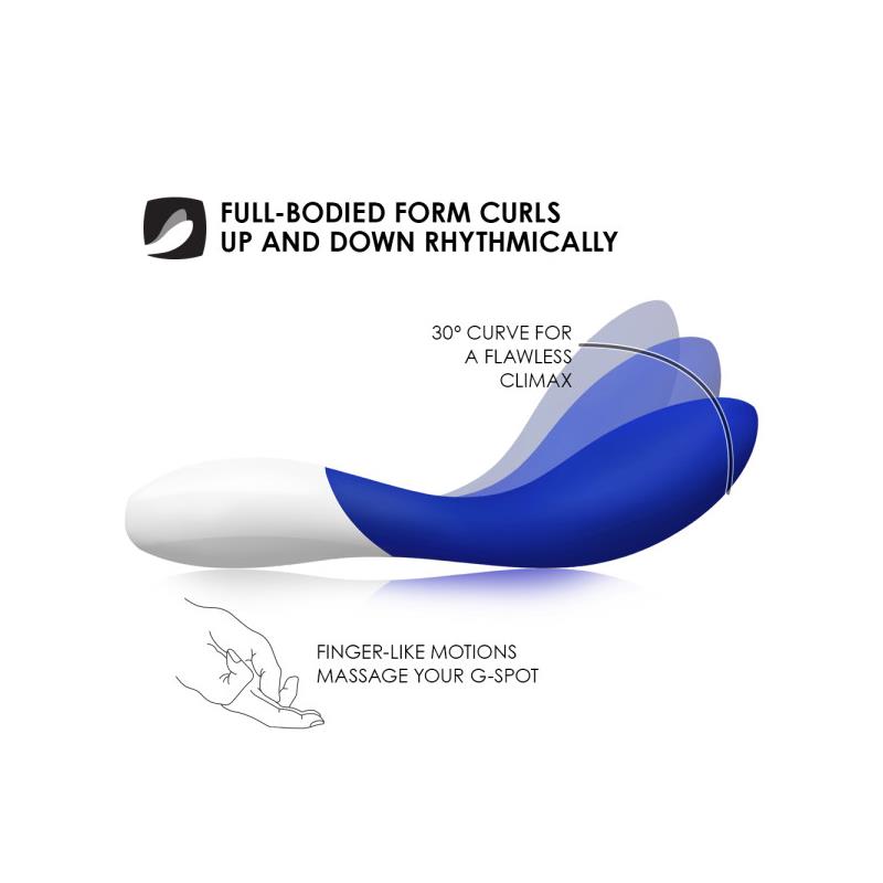 LELO - MONA WAVE VIBRADOR PUNTO G AZUL MEDIANOCHE