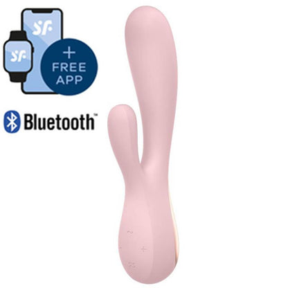 SATISFYER - MONO FLEX VIBRADOR CON APP MAUVE
