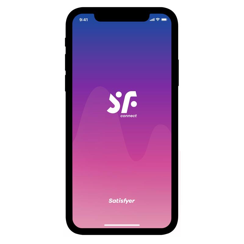 SATISFYER - MONO FLEX VIBRADOR CON APP ROJO