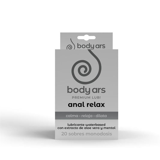 BODY ARS - MONODOSIS GEL RELAJANTE ANAL BASE AGUA 20 X 4 ML