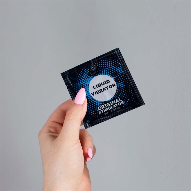 SECRET PLAY - MONODOSIS UNISEX VIBRADOR LIQUIDO 1 UNIDAD 2 ML