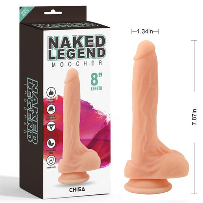 CHISA - MOOCHER DILDO SILICONA LIQUIDA 8 - 20CM