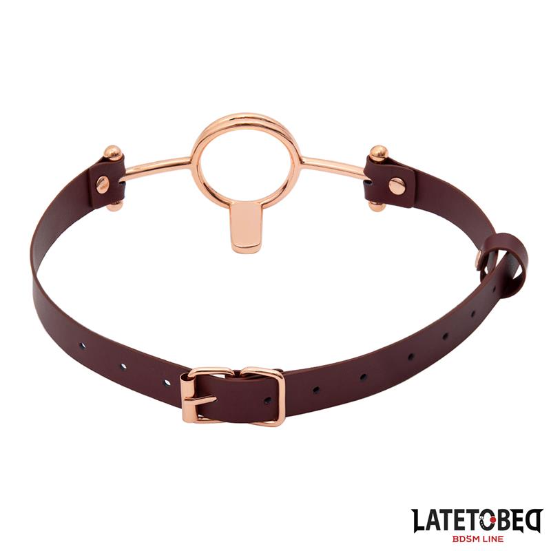 LATETOBED BDSM LINE - MORDAZA ANILLA CUERO