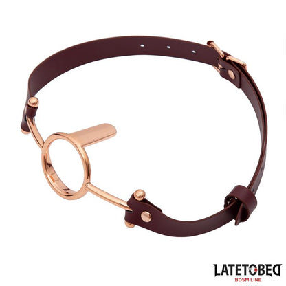 LATETOBED BDSM LINE - MORDAZA ANILLA CUERO
