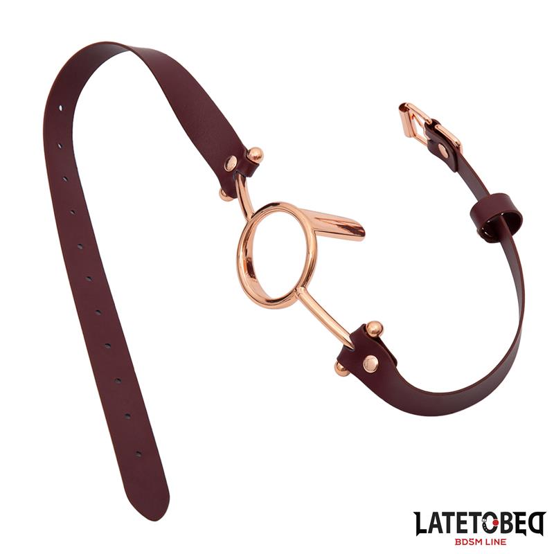 LATETOBED BDSM LINE - MORDAZA ANILLA CUERO