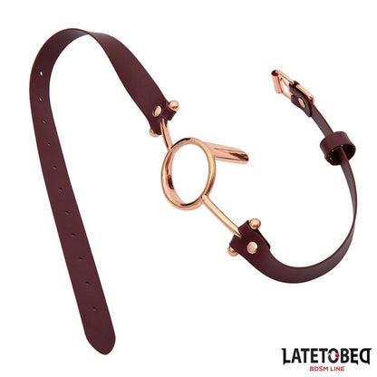 LATETOBED BDSM LINE - MORDAZA ANILLA CUERO