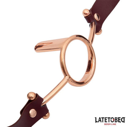 LATETOBED BDSM LINE - MORDAZA ANILLA CUERO