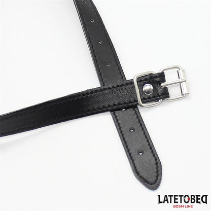 LATETOBED BDSM LINE - MORDAZA BOLA HUECA DURA  ROJO