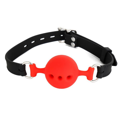 LATETOBED BDSM LINE - MORDAZA BOLA SILICONA TRANSPIRABLE M - 4.5 CM