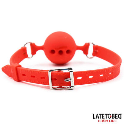 LATETOBED BDSM LINE - MORDAZA BOLA SILICONA TRANSPIRALE S - 4 CM