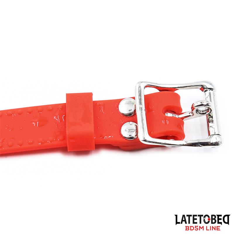 LATETOBED BDSM LINE - MORDAZA BOLA SILICONA TRANSPIRALE S - 4 CM