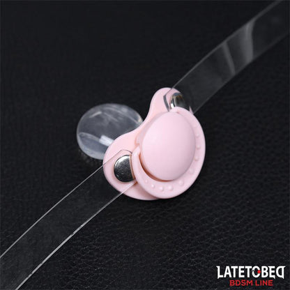 LATETOBED BDSM LINE - MORDAZA DE CHUPETE AJUSTABLE 43-60 CM