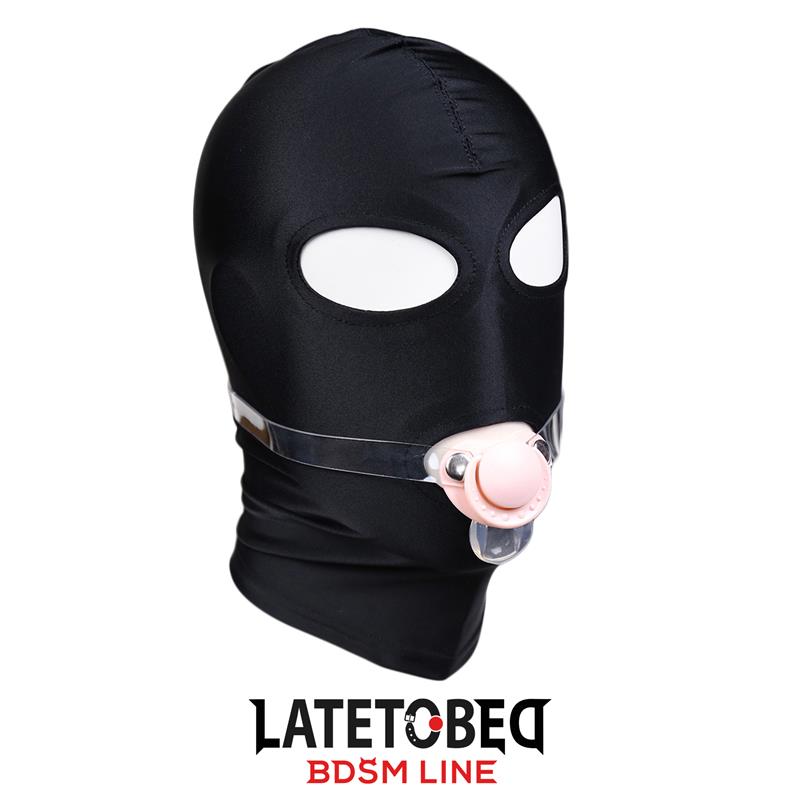 LATETOBED BDSM LINE - MORDAZA DE CHUPETE AJUSTABLE 43-60 CM