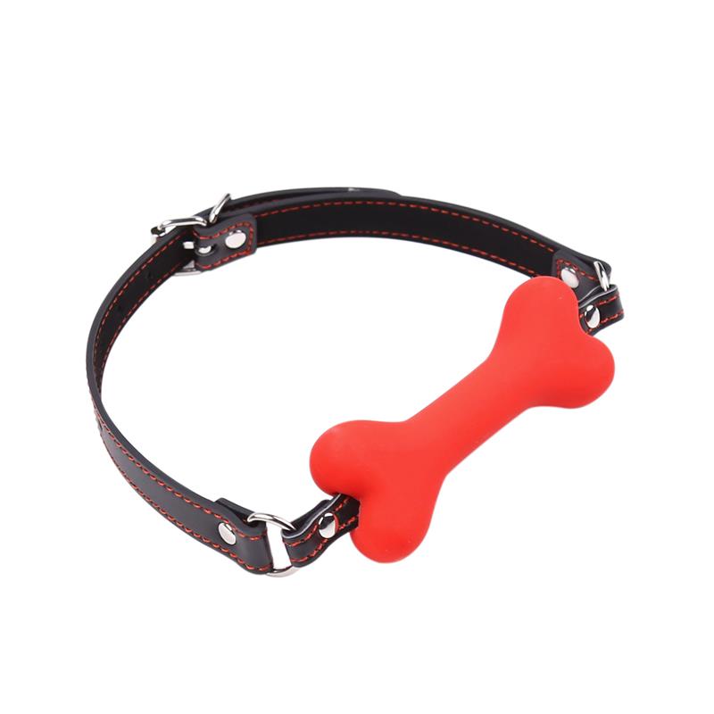 LATETOBED BDSM LINE - MORDAZA DE HUESO ROJO