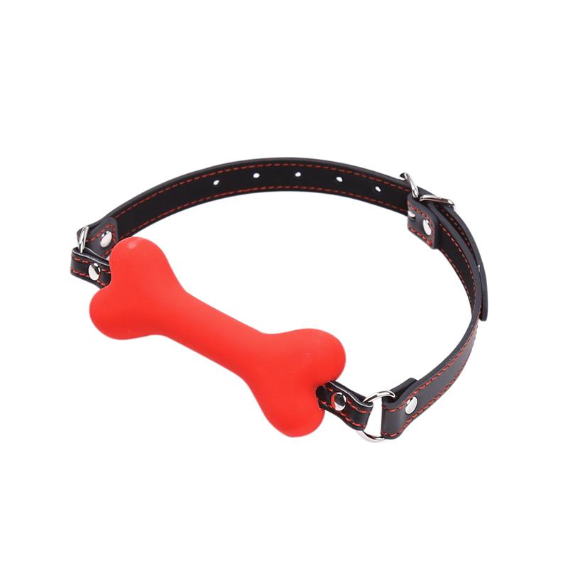 LATETOBED BDSM LINE - MORDAZA DE HUESO ROJO