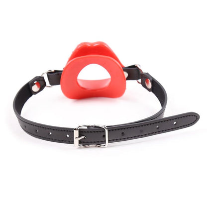 LATETOBED BDSM LINE - MORDAZA FORMA DE BOCA AJUSTABLE 39-58 CM
