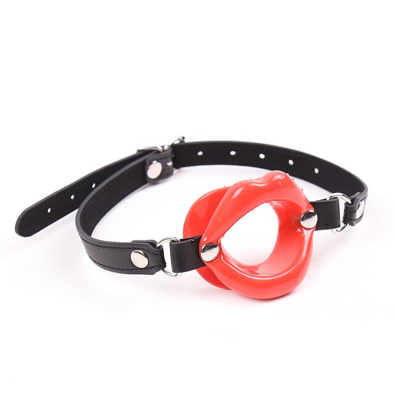 LATETOBED BDSM LINE - MORDAZA FORMA DE BOCA AJUSTABLE 39-58 CM