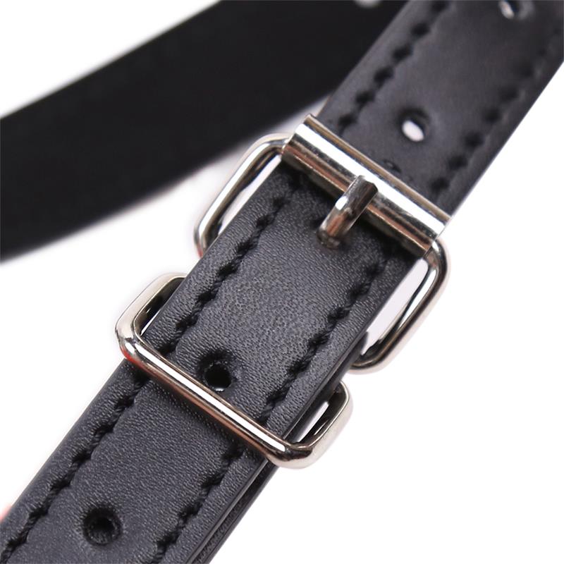 LATETOBED BDSM LINE - MORDAZA FORMA DE BOCA AJUSTABLE 39-58 CM