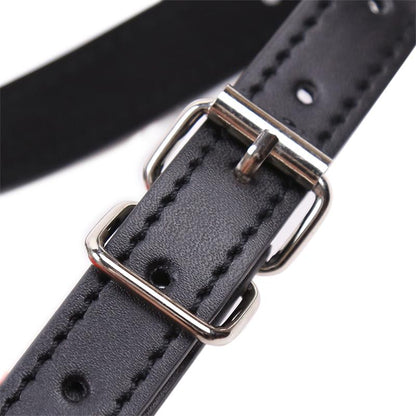 LATETOBED BDSM LINE - MORDAZA FORMA DE BOCA AJUSTABLE 39-58 CM