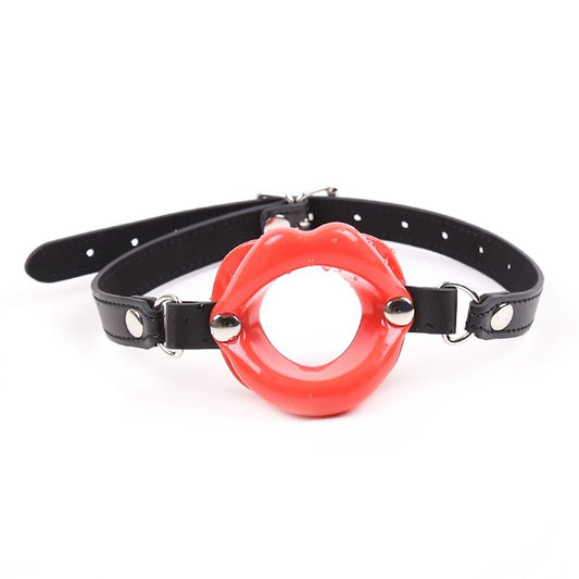 LATETOBED BDSM LINE - MORDAZA FORMA DE BOCA AJUSTABLE 39-58 CM