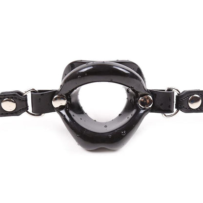 LATETOBED BDSM LINE - MORDAZA FORMA DE BOCA NEGRO