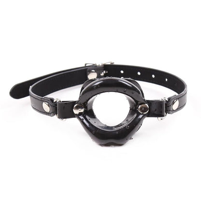 LATETOBED BDSM LINE - MORDAZA FORMA DE BOCA NEGRO